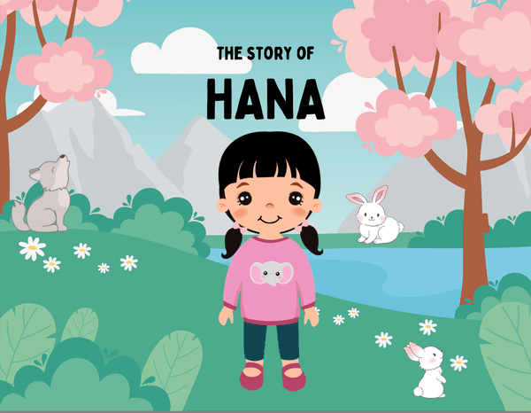 The Story of Hana children's book illustration